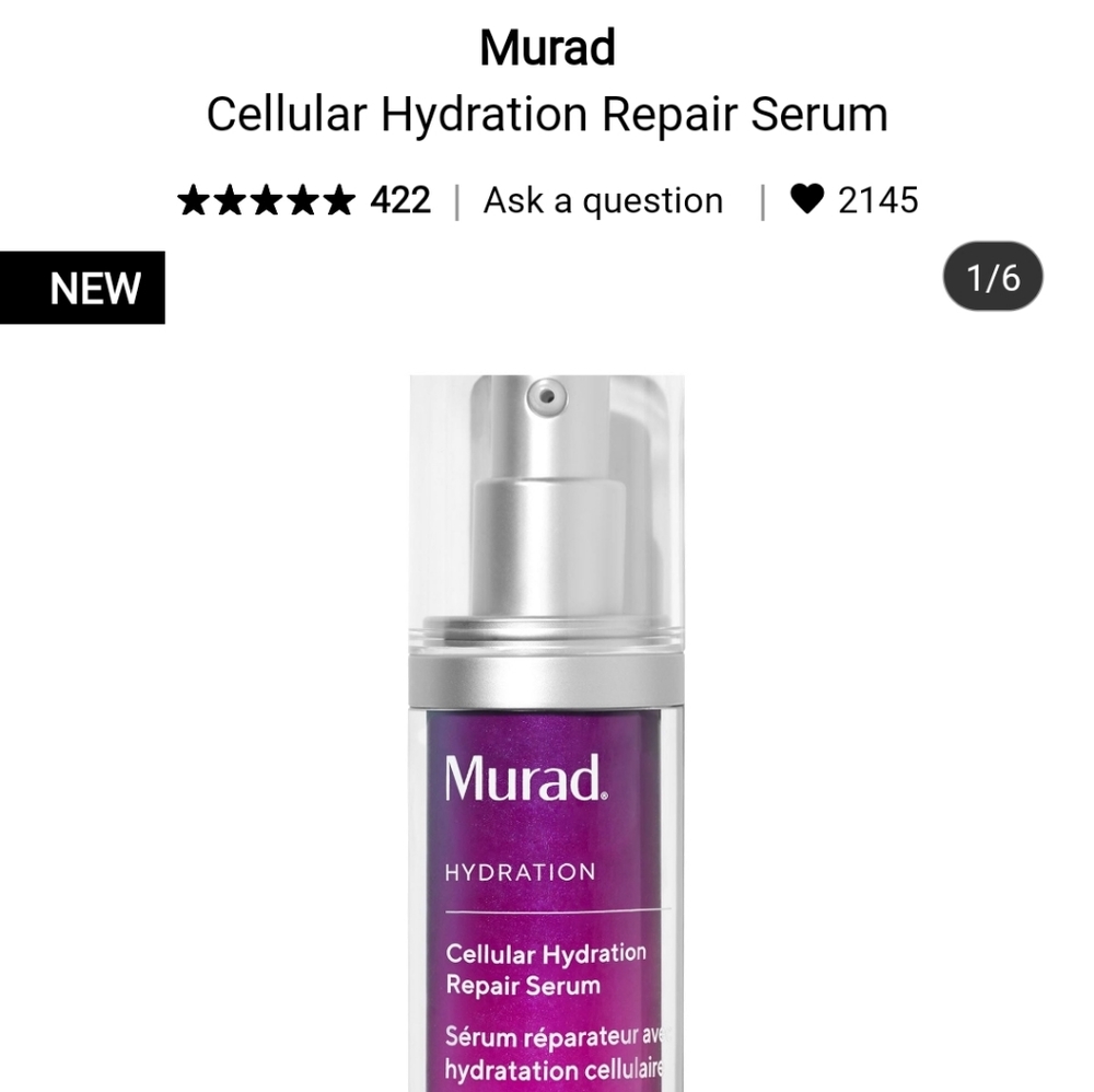 NIB MURAD CELLULAR HYDRATION REPAIR SERUM